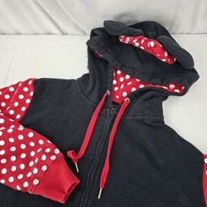 Polka Dot Hooded Women's Top